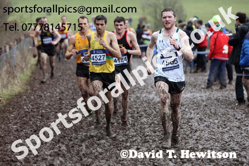 Senior mens 2018 British Inter Counties Cross Country Champs., Prestwold Hall, Loughborough. Photo: David T. Hewitson/Sports for All Pics